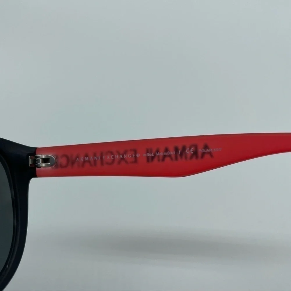 Armani Exchange New Polarized Red and Black Sunglasses with Case
